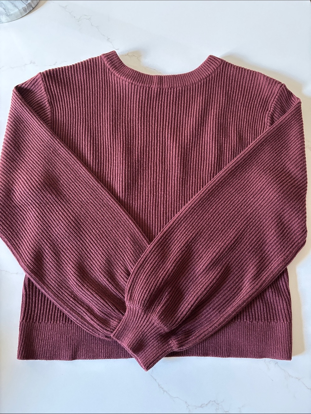 Lululemon Ribbed Crewneck Sweater - Dusty Rose